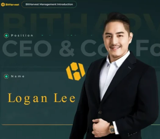 logan-lee-ceo-co-founder-bitharvest-is-a-fake